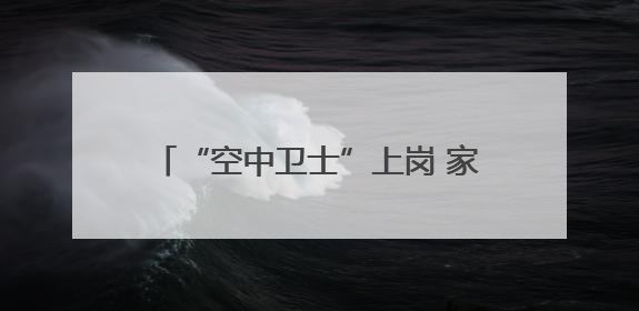 “空中卫士”上岗 家中无人也能燃气安检