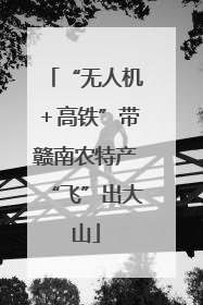 “无人机＋高铁”带赣南农特产“飞”出大山