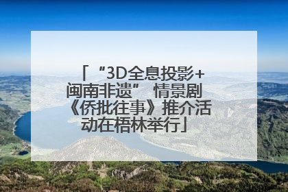 “3D全息投影+闽南非遗” 情景剧《侨批往事》推介活动在梧林举行