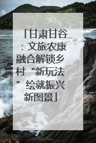 甘肃甘谷：文旅农康融合解锁乡村“新玩法”绘就振兴新图景