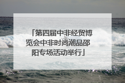 第四届中非经贸博览会中非时尚潮品邵阳专场活动举行