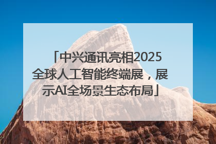 中兴通讯亮相2025全球人工智能终端展，展示AI全场景生态布局