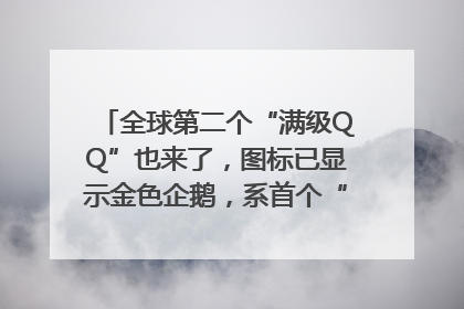 全球第二个“满级QQ”也来了，图标已显示金色企鹅，系首个“满级QQ”的小号