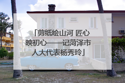 剪纸绘山河 匠心映初心——记菏泽市人大代表杨秀玲