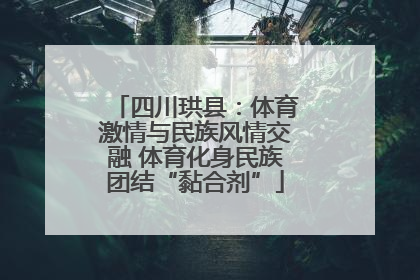 四川珙县：体育激情与民族风情交融 体育化身民族团结“黏合剂”