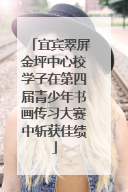 宜宾翠屏金坪中心校学子在第四届青少年书画传习大赛中斩获佳绩