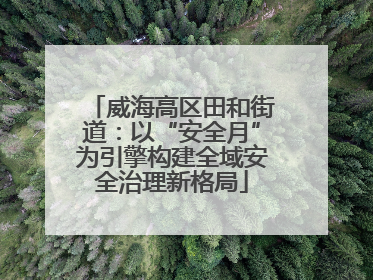 威海高区田和街道：以“安全月”为引擎构建全域安全治理新格局