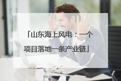 山东海上风电：一个项目落地一条产业链