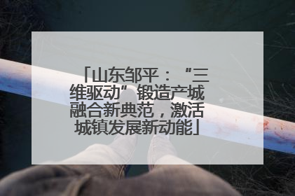 山东邹平：“三维驱动”锻造产城融合新典范，激活城镇发展新动能