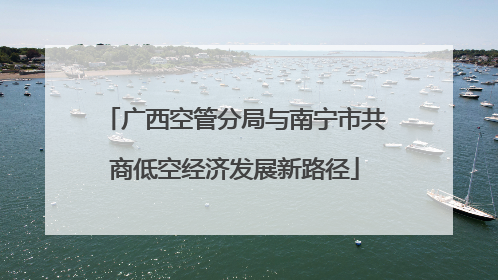 广西空管分局与南宁市共商低空经济发展新路径