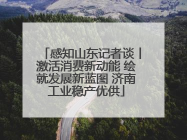 感知山东记者谈丨激活消费新动能 绘就发展新蓝图 济南工业稳产优供