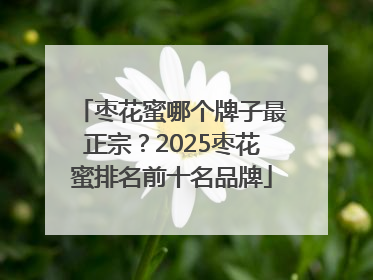 枣花蜜哪个牌子最正宗？2025枣花蜜排名前十名品牌