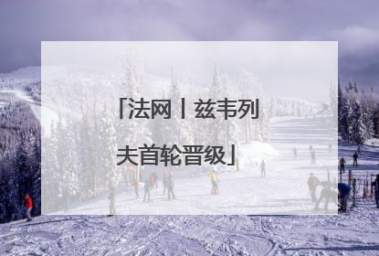 法网丨兹韦列夫首轮晋级