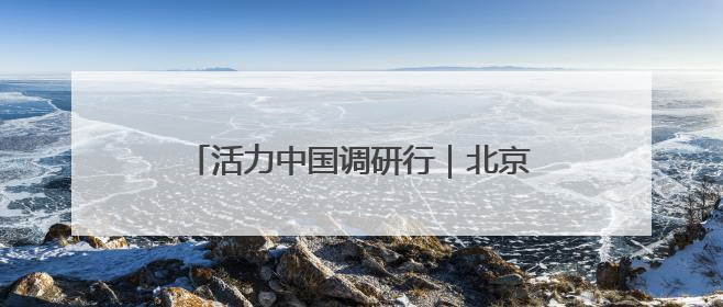 活力中国调研行｜北京打造人工智能第一城