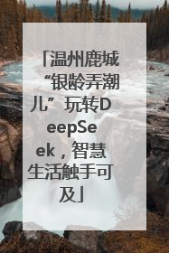 温州鹿城“银龄弄潮儿”玩转DeepSeek，智慧生活触手可及
