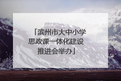 滨州市大中小学思政课一体化建设推进会举办