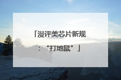 漫评美芯片新规：“打地鼠”