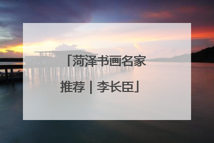 菏泽书画名家推荐｜李长臣