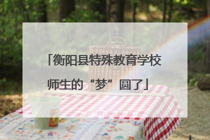 衡阳县特殊教育学校师生的“梦”圆了