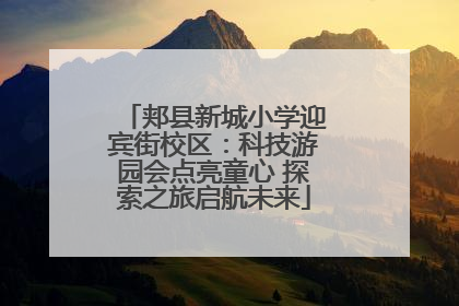 郏县新城小学迎宾街校区：科技游园会点亮童心 探索之旅启航未来