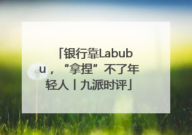 银行靠Labubu，“拿捏”不了年轻人丨九派时评