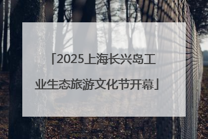 2025上海长兴岛工业生态旅游文化节开幕
