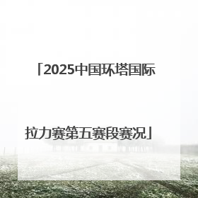 2025中国环塔国际拉力赛第五赛段赛况