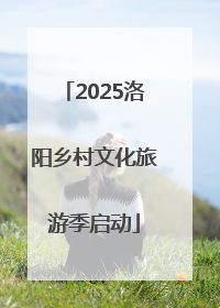 2025洛阳乡村文化旅游季启动