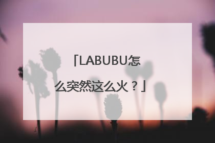 LABUBU怎么突然这么火？